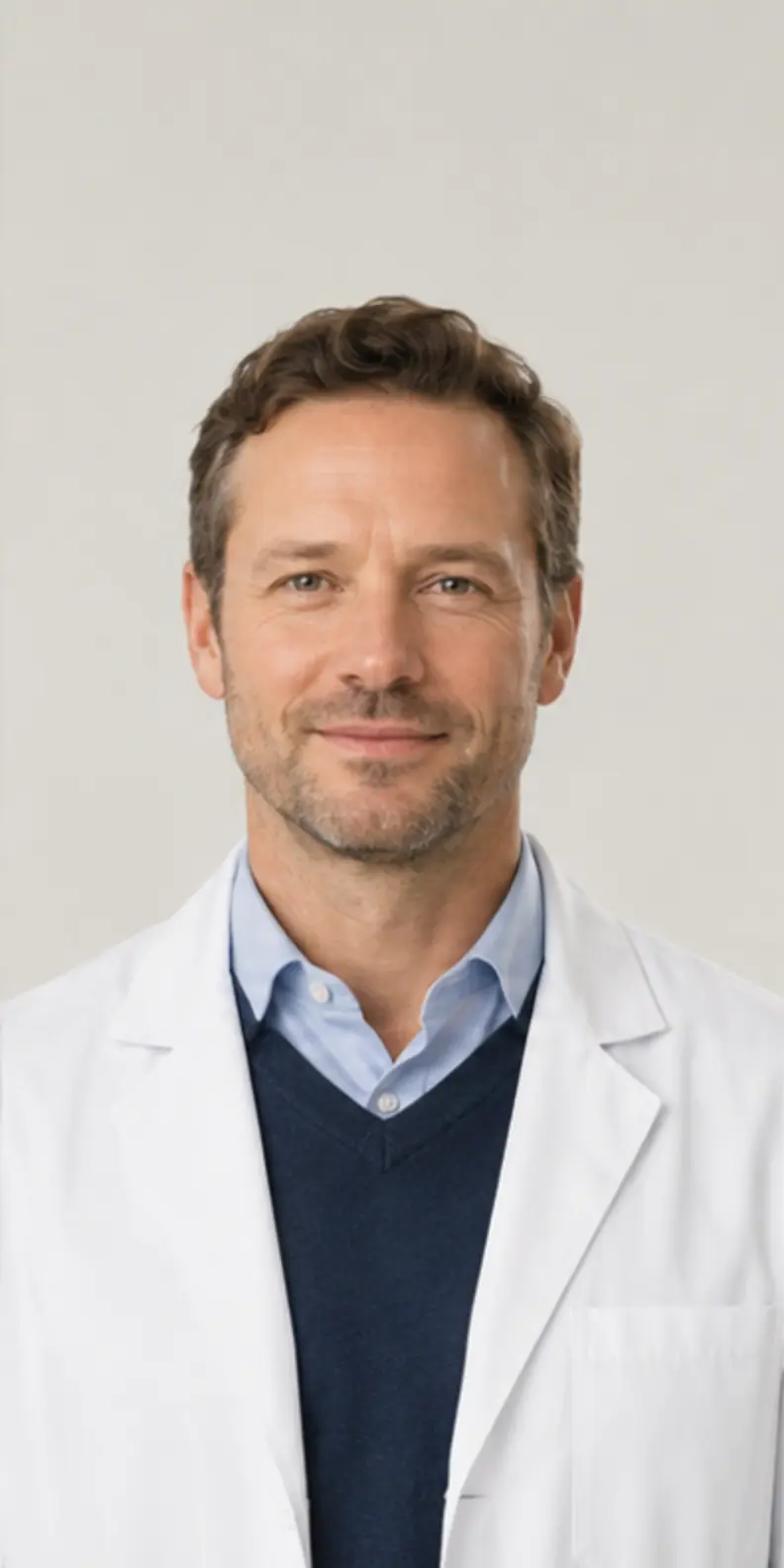 Professionelles Demonstrationsporträt von Dr. med. Lukas Reinhardt